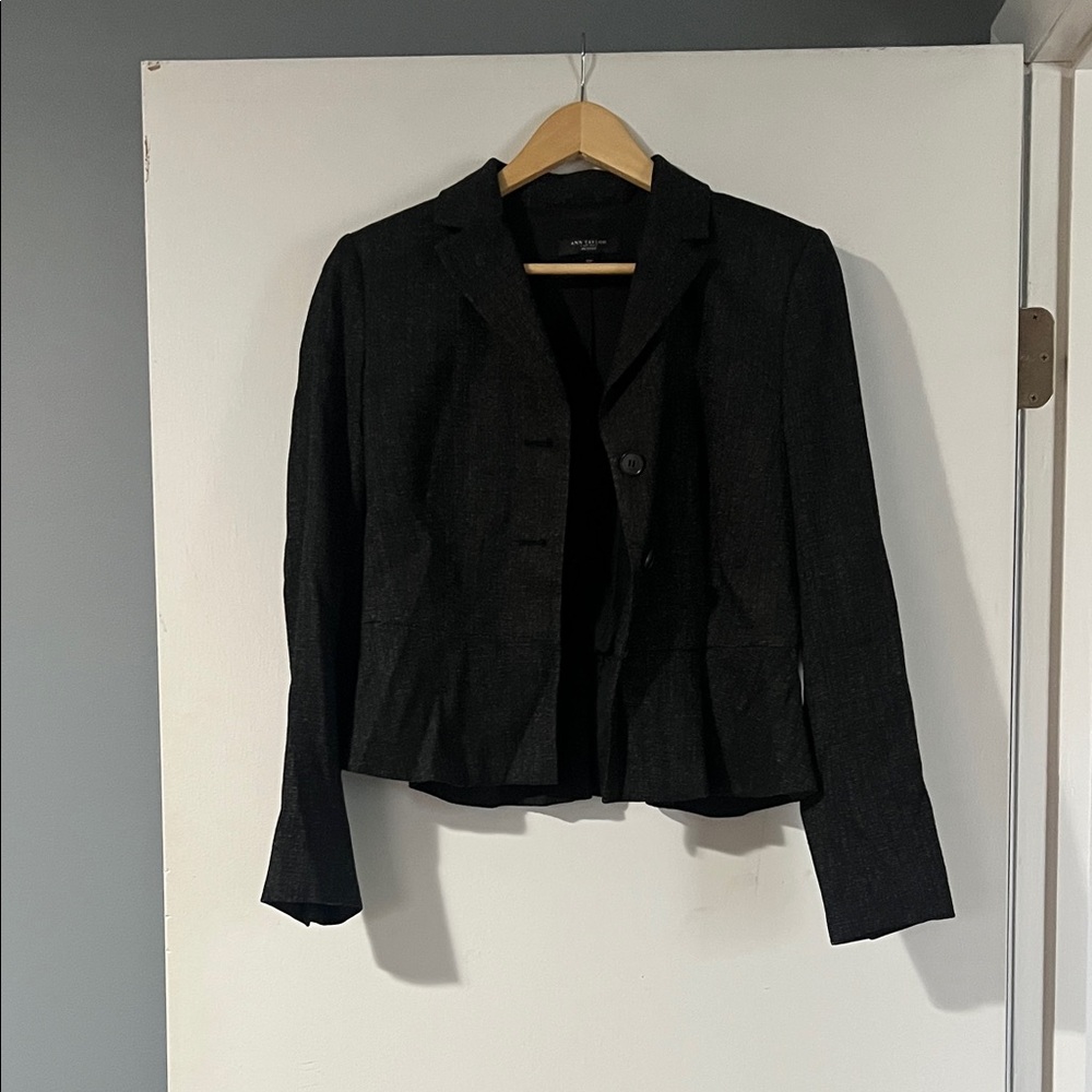 Ann Taylor Charcoal Blazer